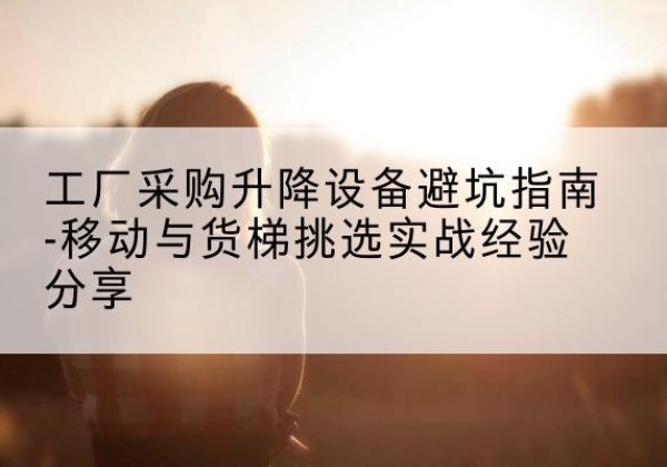 靖西移动式升降机怎么选-工厂采购升降设备避坑指南-移动与货梯挑选实战经验分享