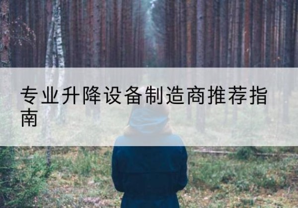 靖西电动剪叉升降平台厂家-专业升降设备制造商推荐指南